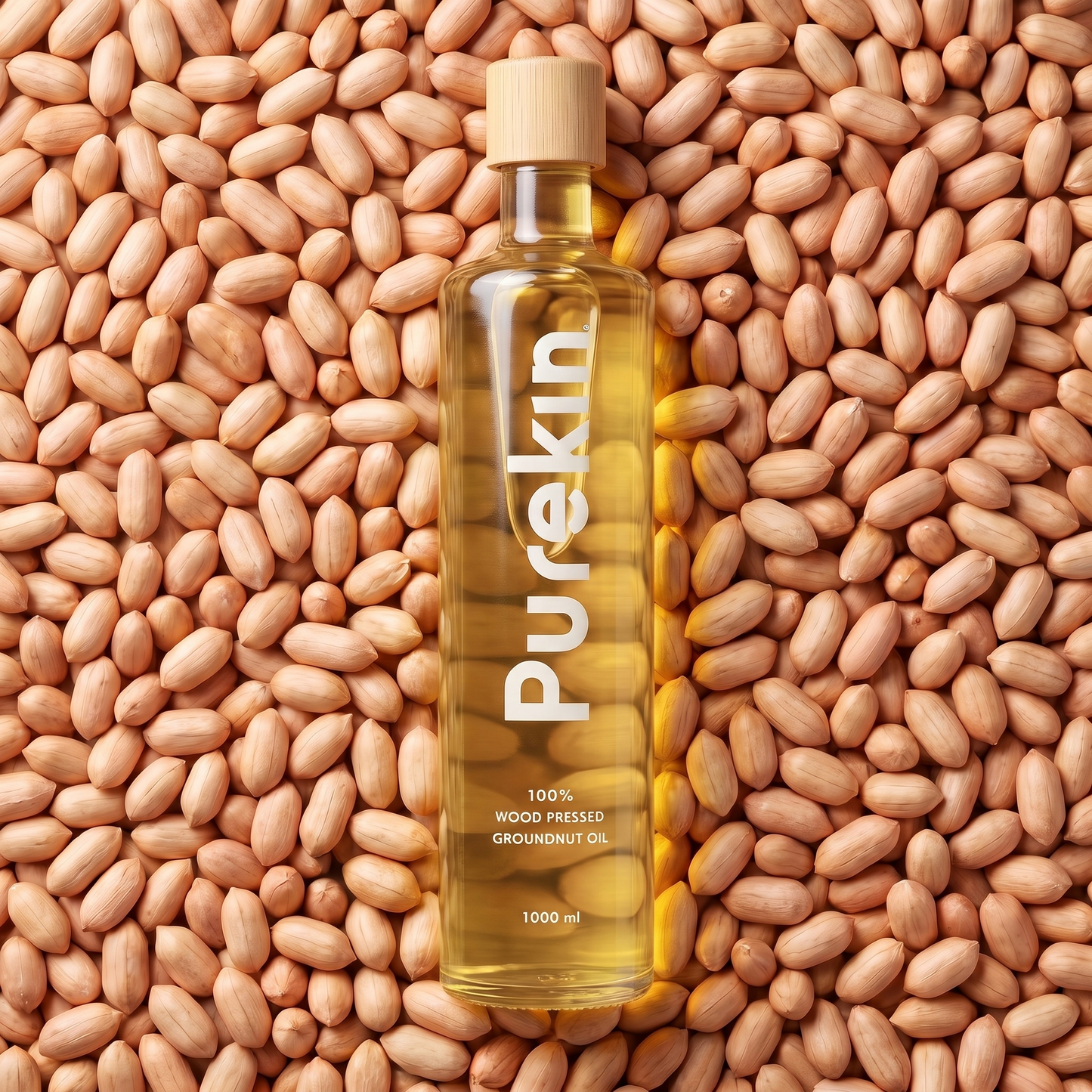 Wood Pressed Groundnut Oil