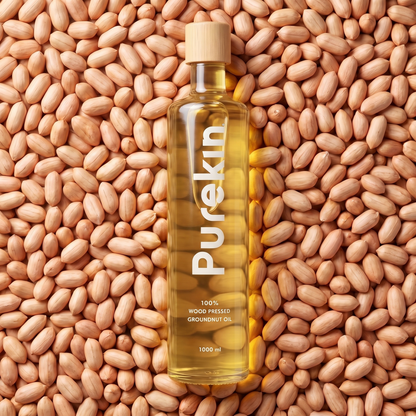 Wood Pressed Groundnut Oil