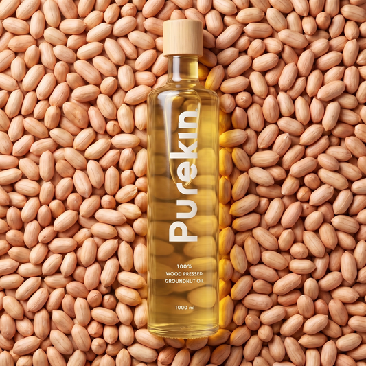 Wood Pressed Groundnut Oil