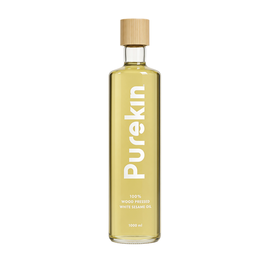 Wood Pressed White Sesame Oil