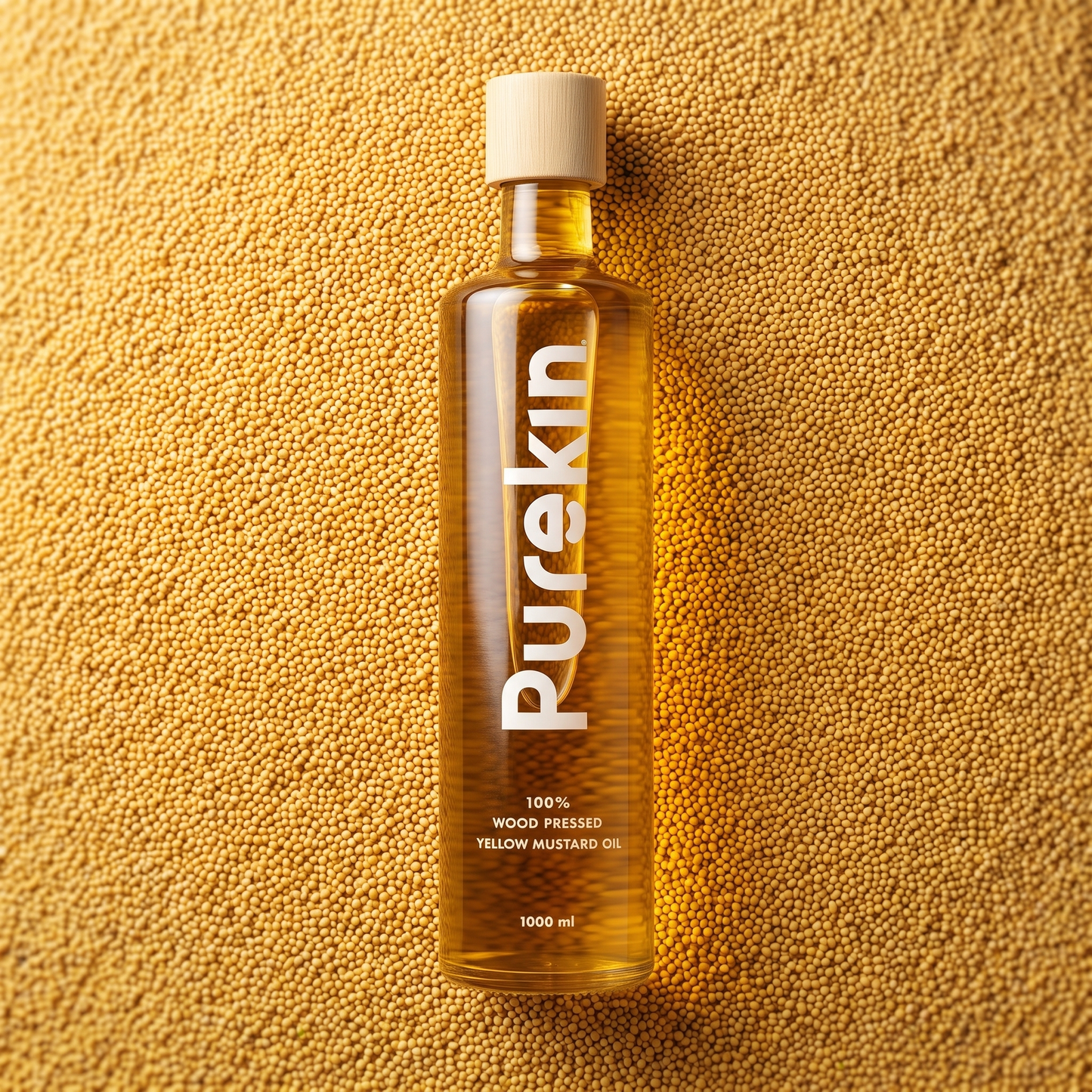 Wood Pressed Yellow Mustard Oil