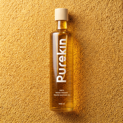 Wood Pressed Yellow Mustard Oil